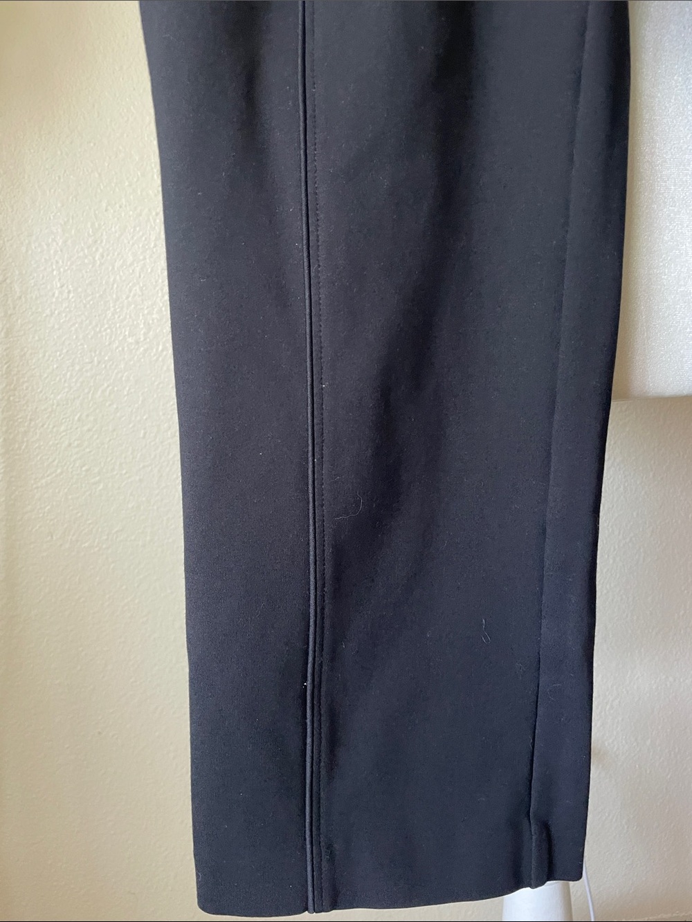 ELOQUII Black Stretch Ankle Dress Pants Size 14R | Pull-On Office Trousers - Picture 4 of 9